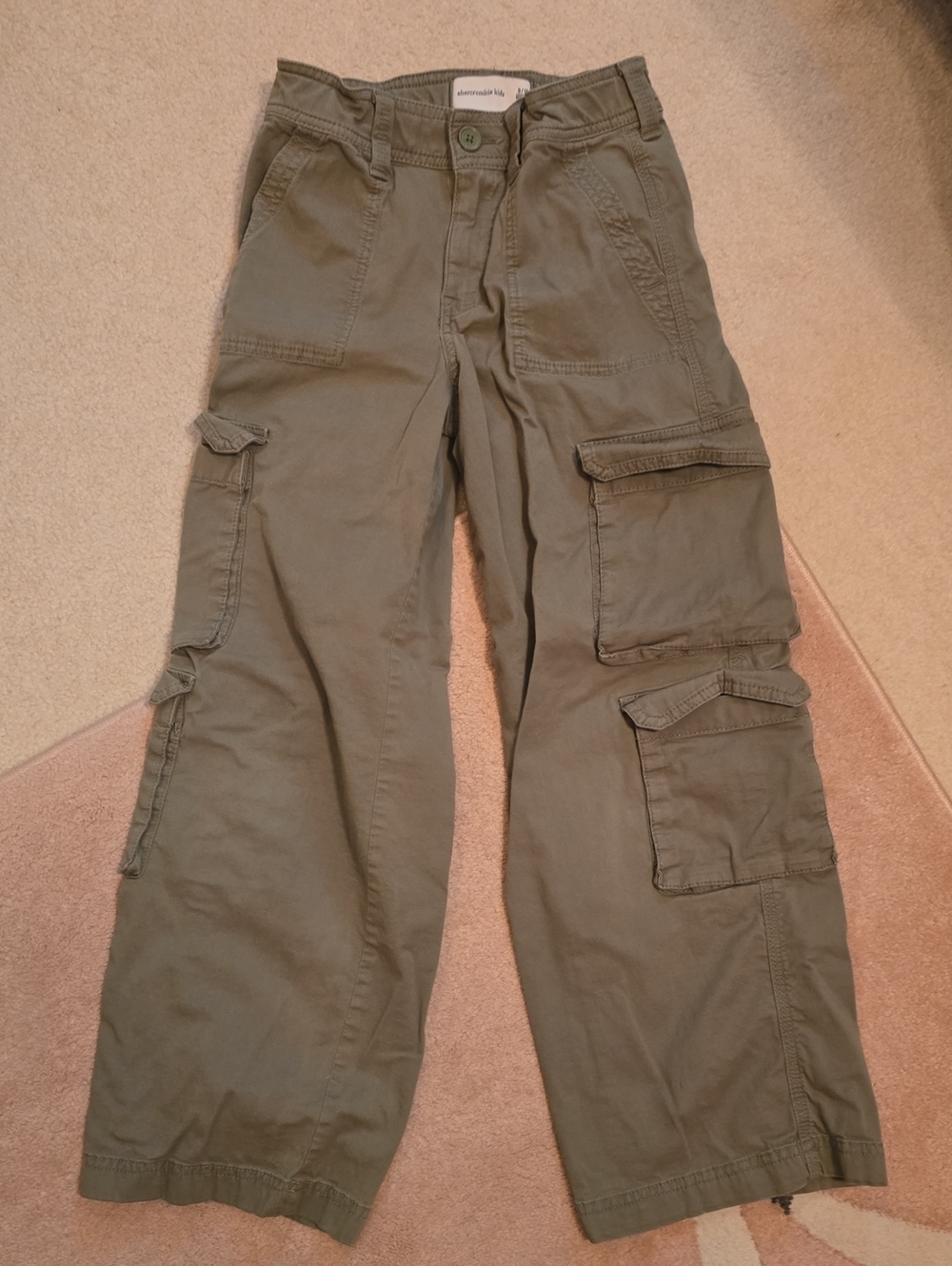 Abercrombie Kids Olive Green Cargo Pants